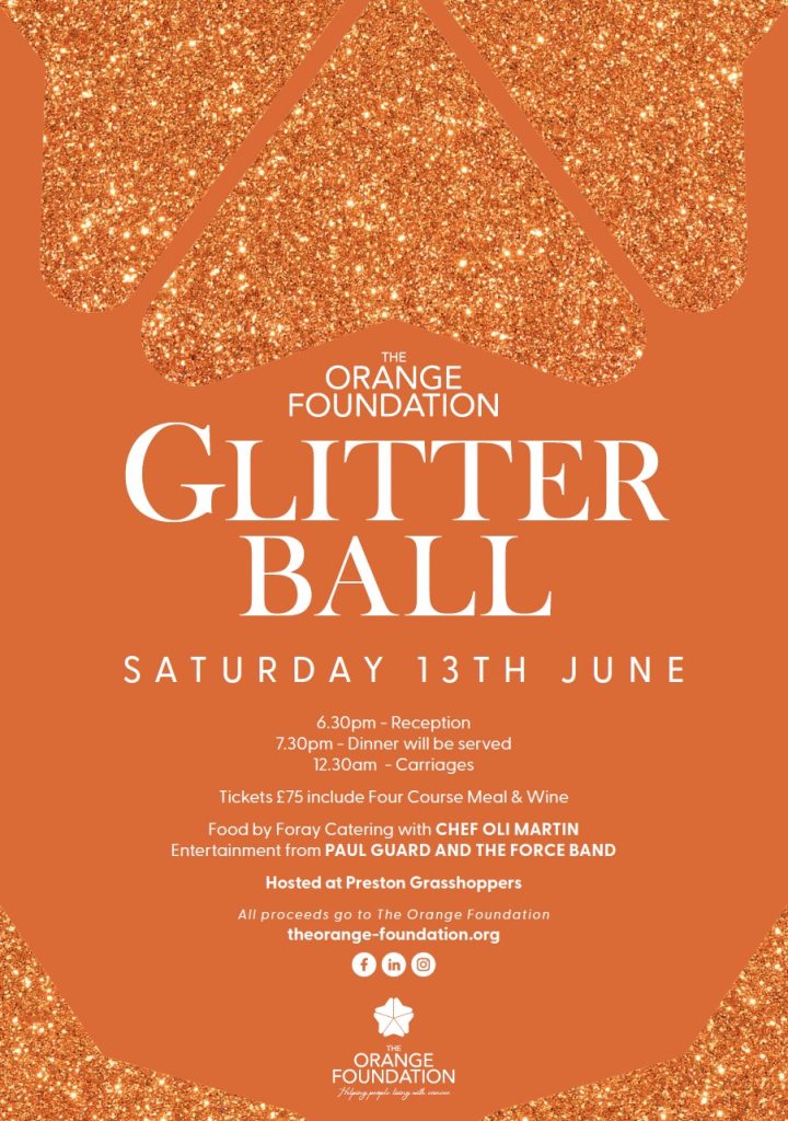 The Orange Foundation Glitter Ball